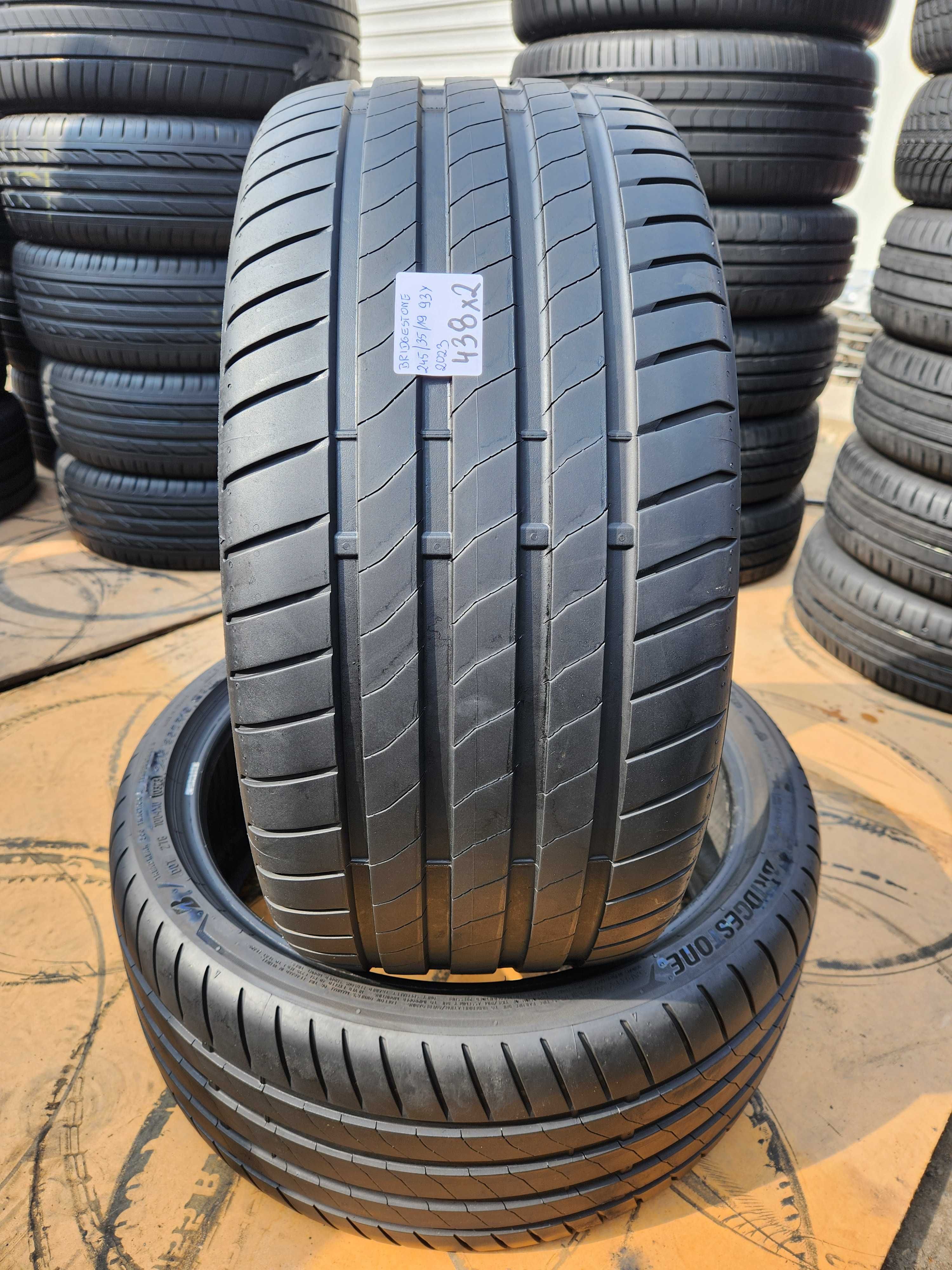 438. BRIDGESTONE 245/35/19 opony letnie