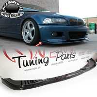 LIP SPOILER BMW E46 COUPE / SEDAN (BLACK GLOSS) (98-05) - Novo