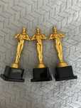 Oscar statuetka 3 sztuki