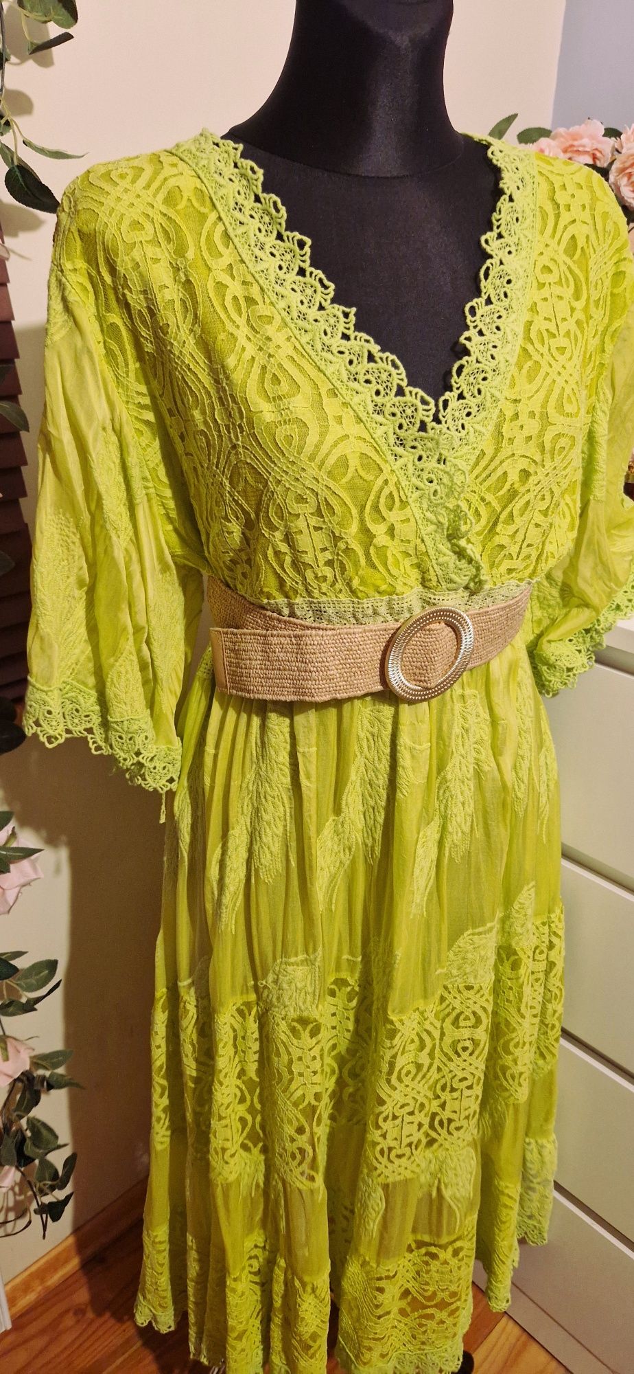 Sukienka boho maxi