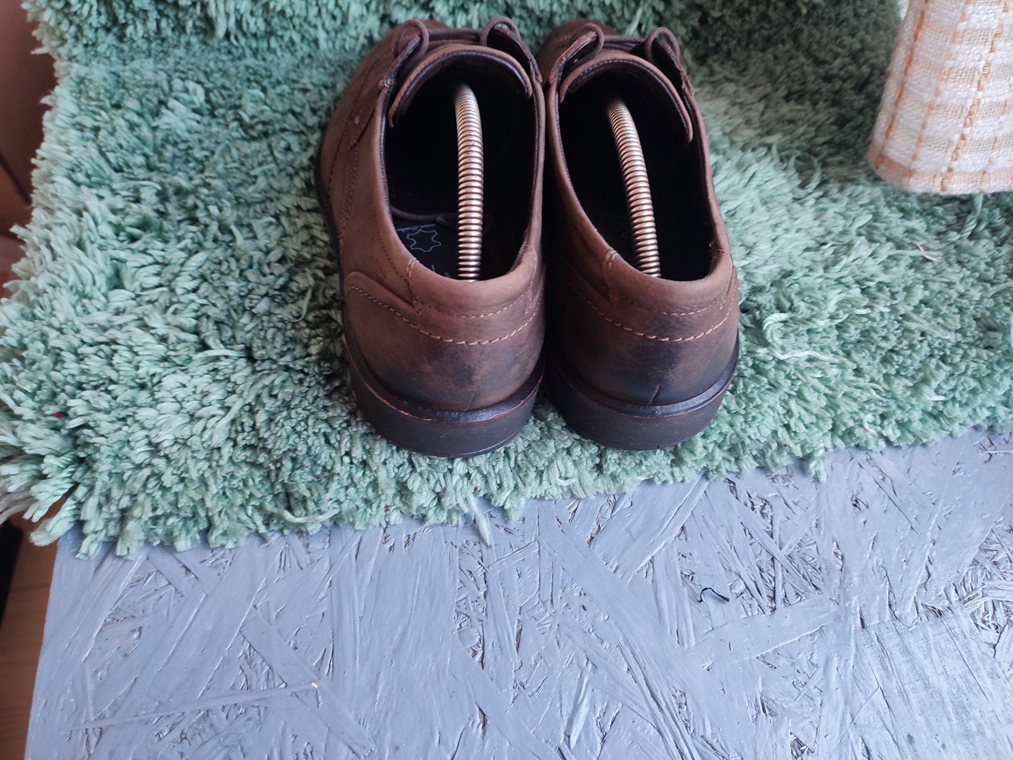 Шкіряні оригінальні туфлі оксфорди ECCO, 43-43,5 р., 28 см