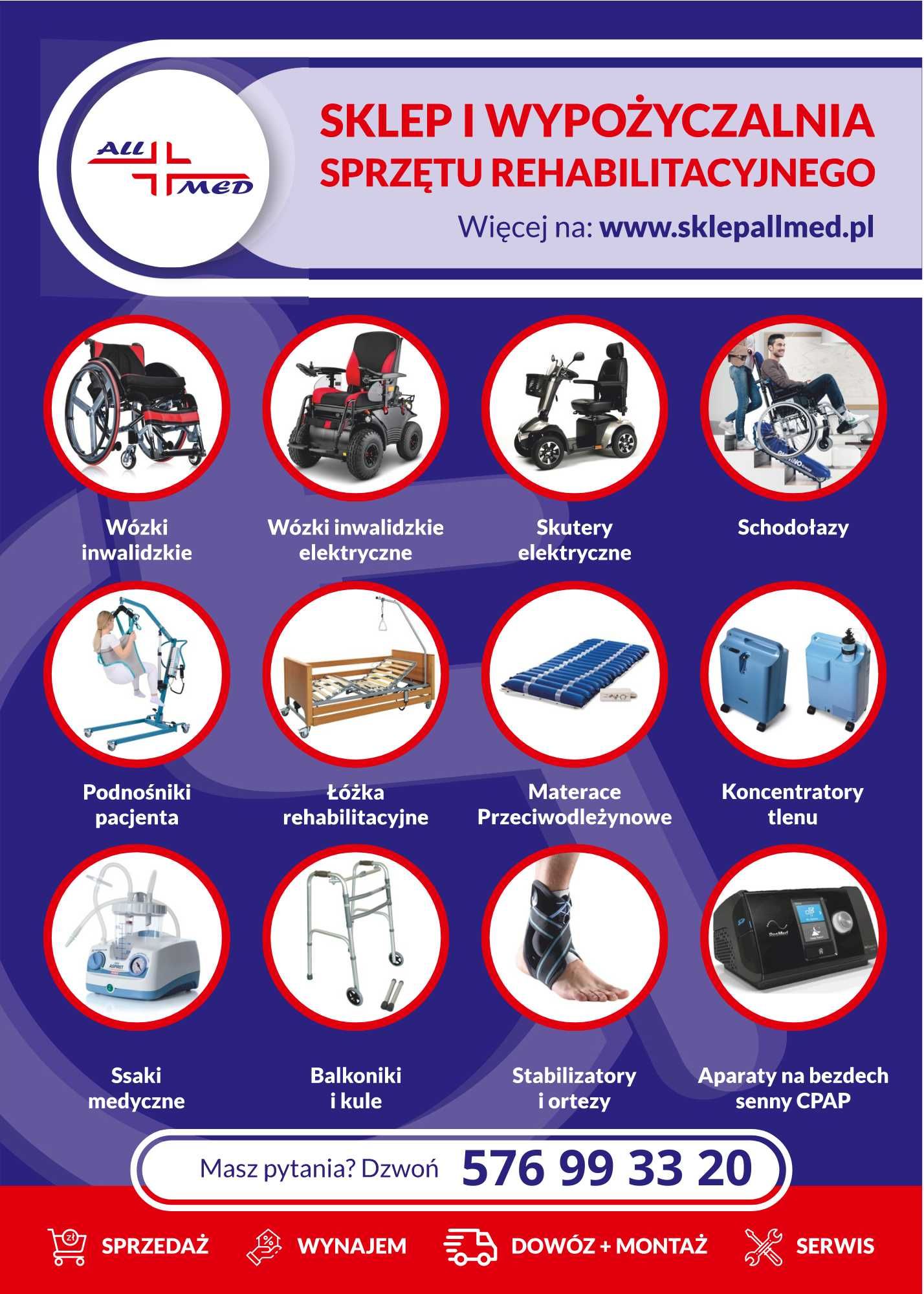 Łóżko rehabilitacyjne Burmeier Dali. Dofinansowanie. Dostawa i motnaż