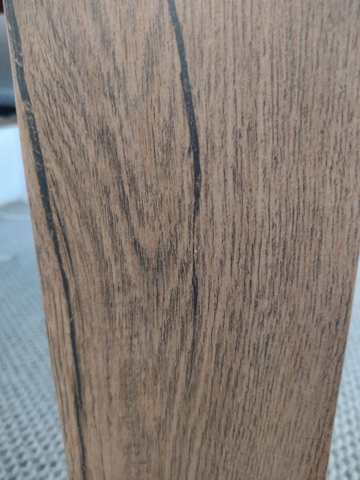 Stół 80/120  ciemny dąb dziki i 4  krzesła szar do jada