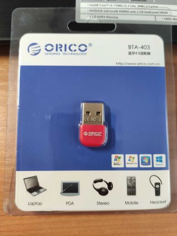 Orico адаптер Bluetooth 4.0 USB беспроводной блютус