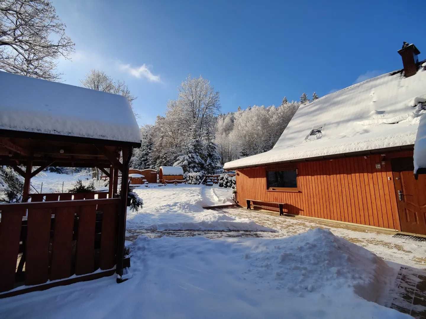 Dom Czarna Góra na wyłączność z balia i sauną