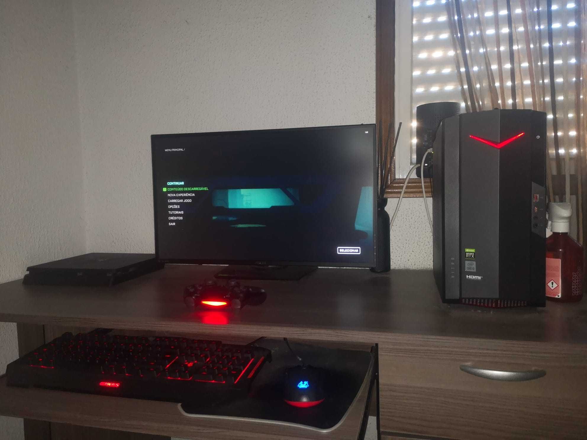 Setup Gaming [PC + Monitor)