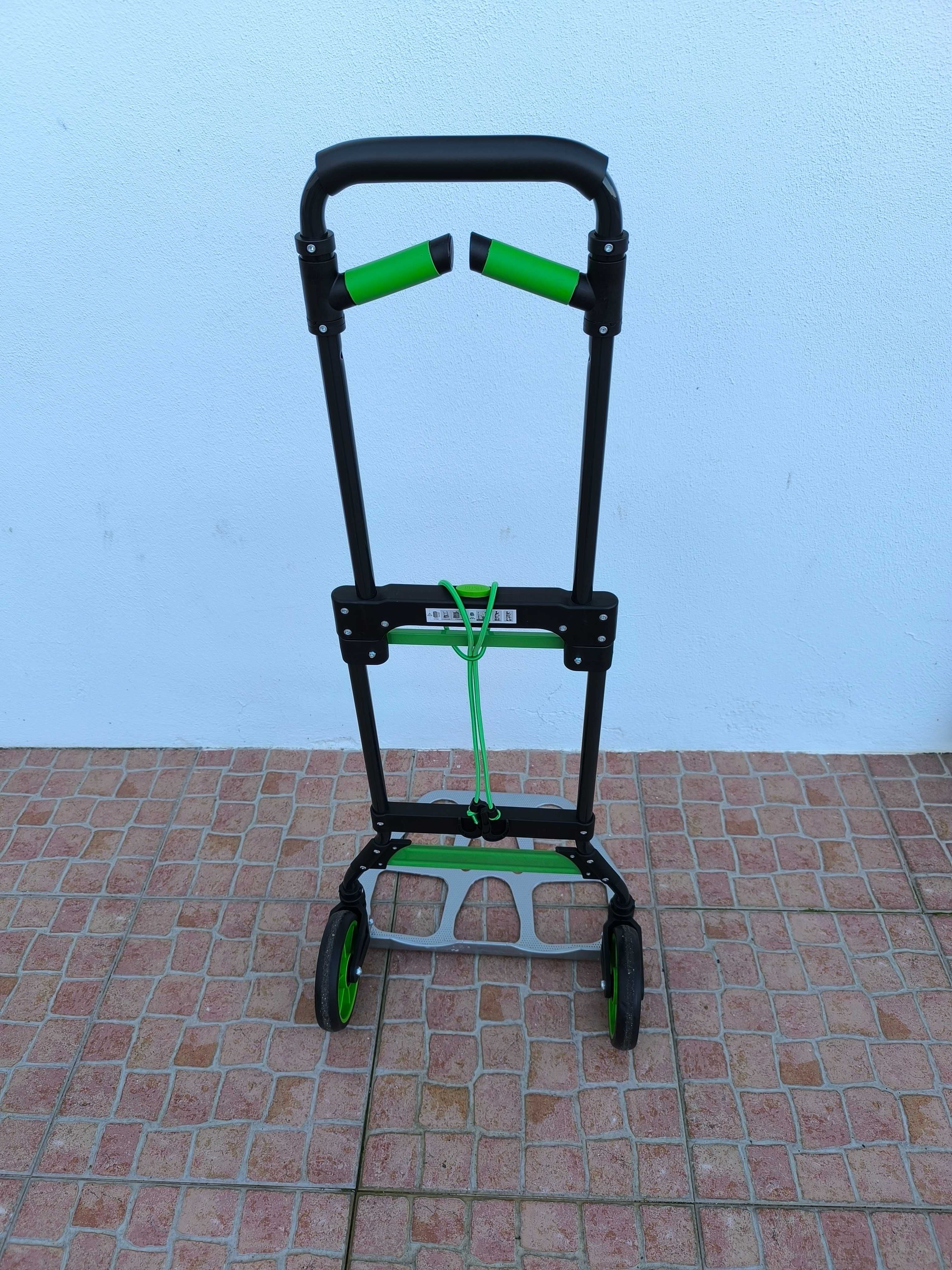 Carrinho transporte dobrável em ALUMINIO
