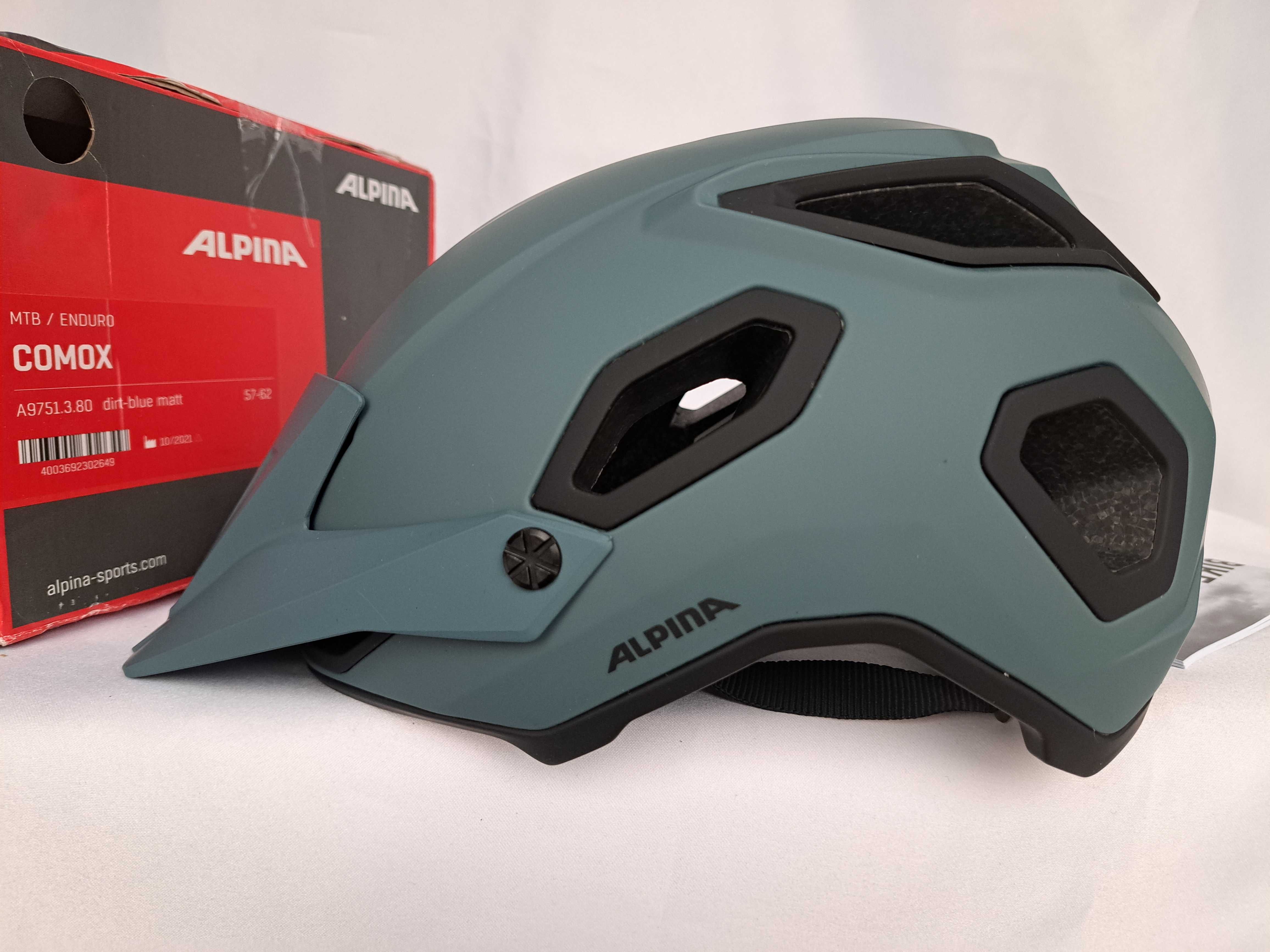 Kask rowerowy Alpina Comox Dirt Blue L 57-62cm