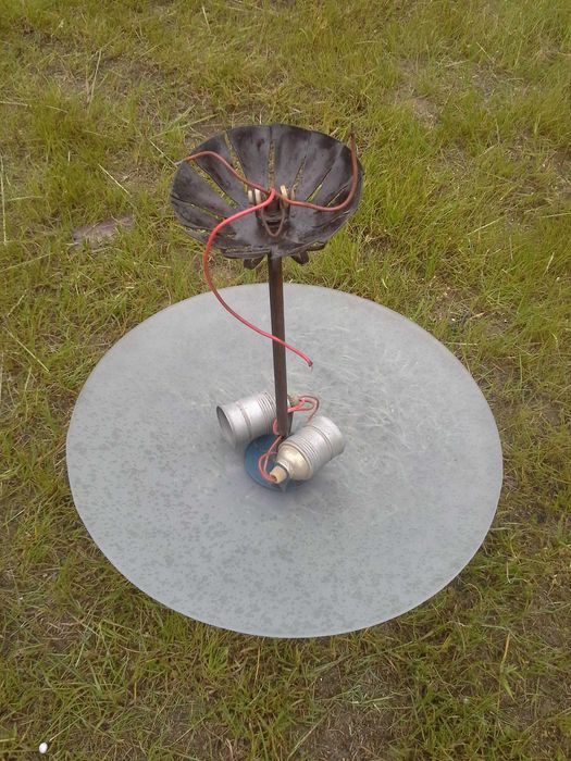 Lampa vintage na dwie żarówki
