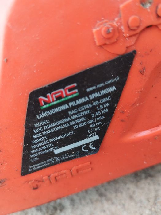 Piła spalinowa NAC CST45 - 40 08AC 1.8KW