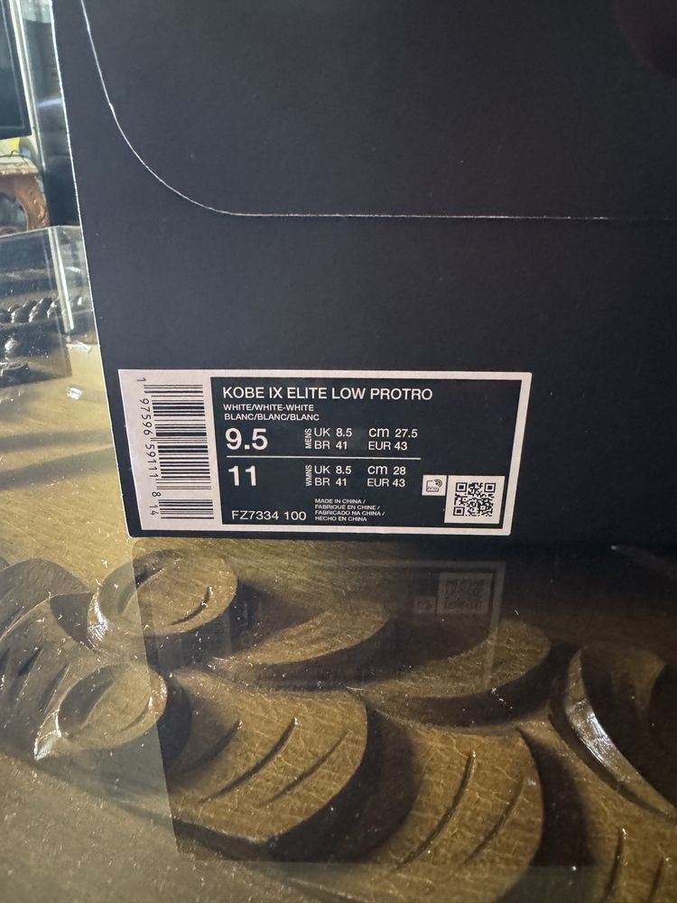 Kobe 9 elite Low Protro