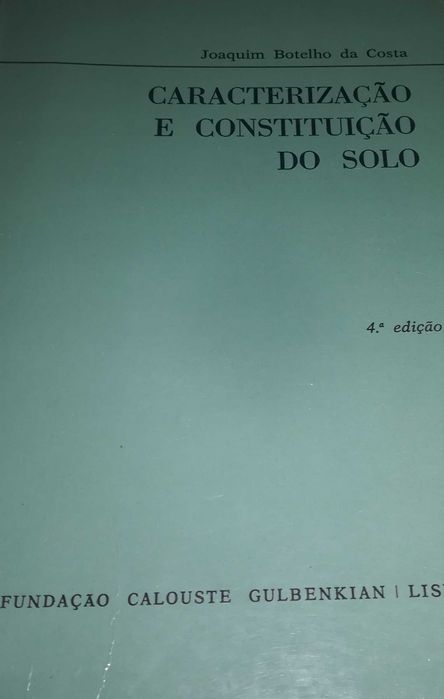 Caracterização e Constituição do Solo