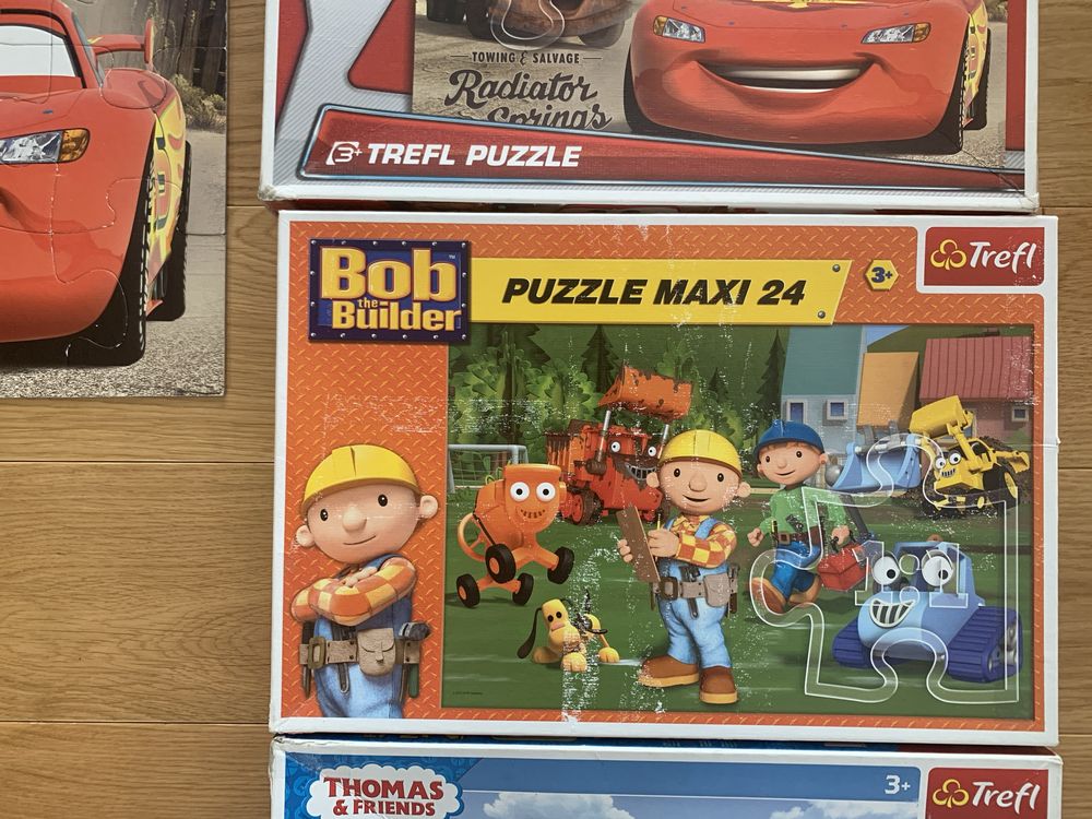 Puzzle Trefl 24 Maxi XL Cars Tomek i przyjaciele Bob Budowniczy