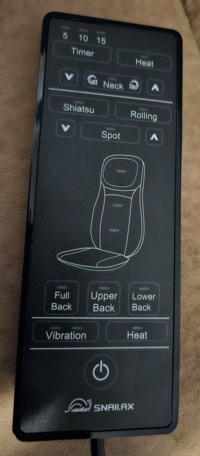 Mata masujaca/ masażer Shiatsu snailax SL-233-EU