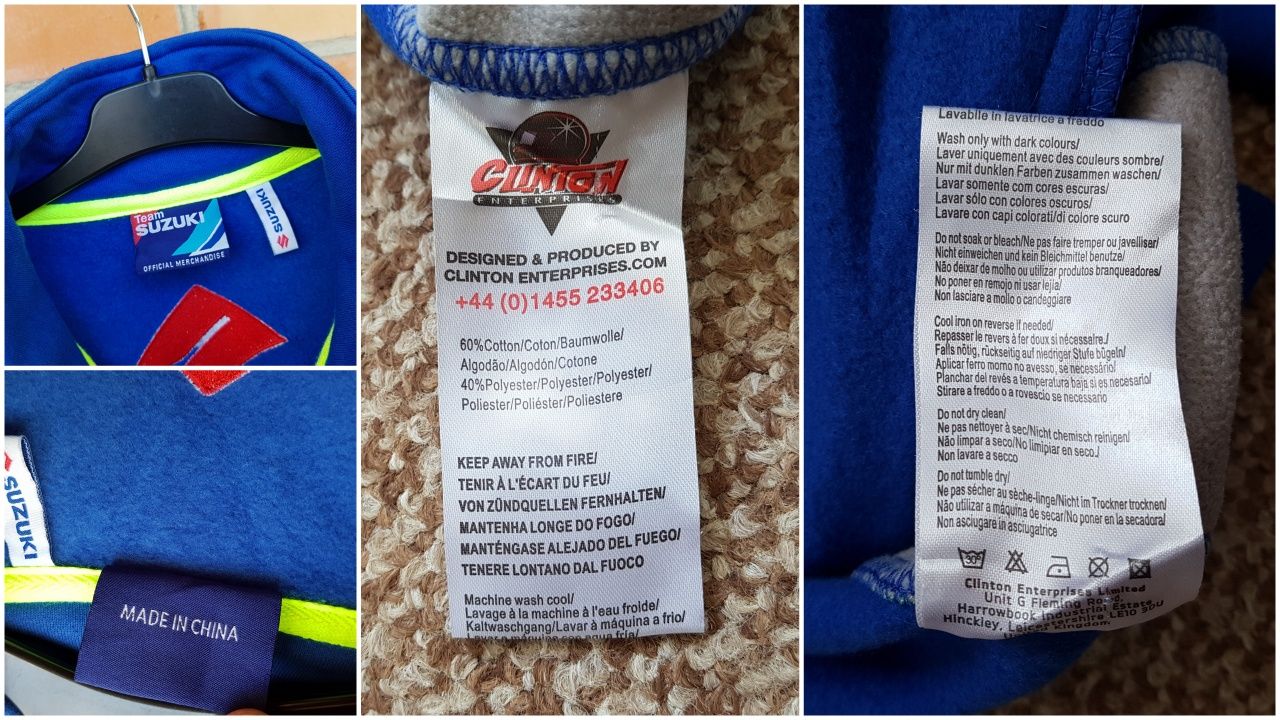 Suzuki CSTAR GSX-RR кофта олімпійка світшот оригінал S