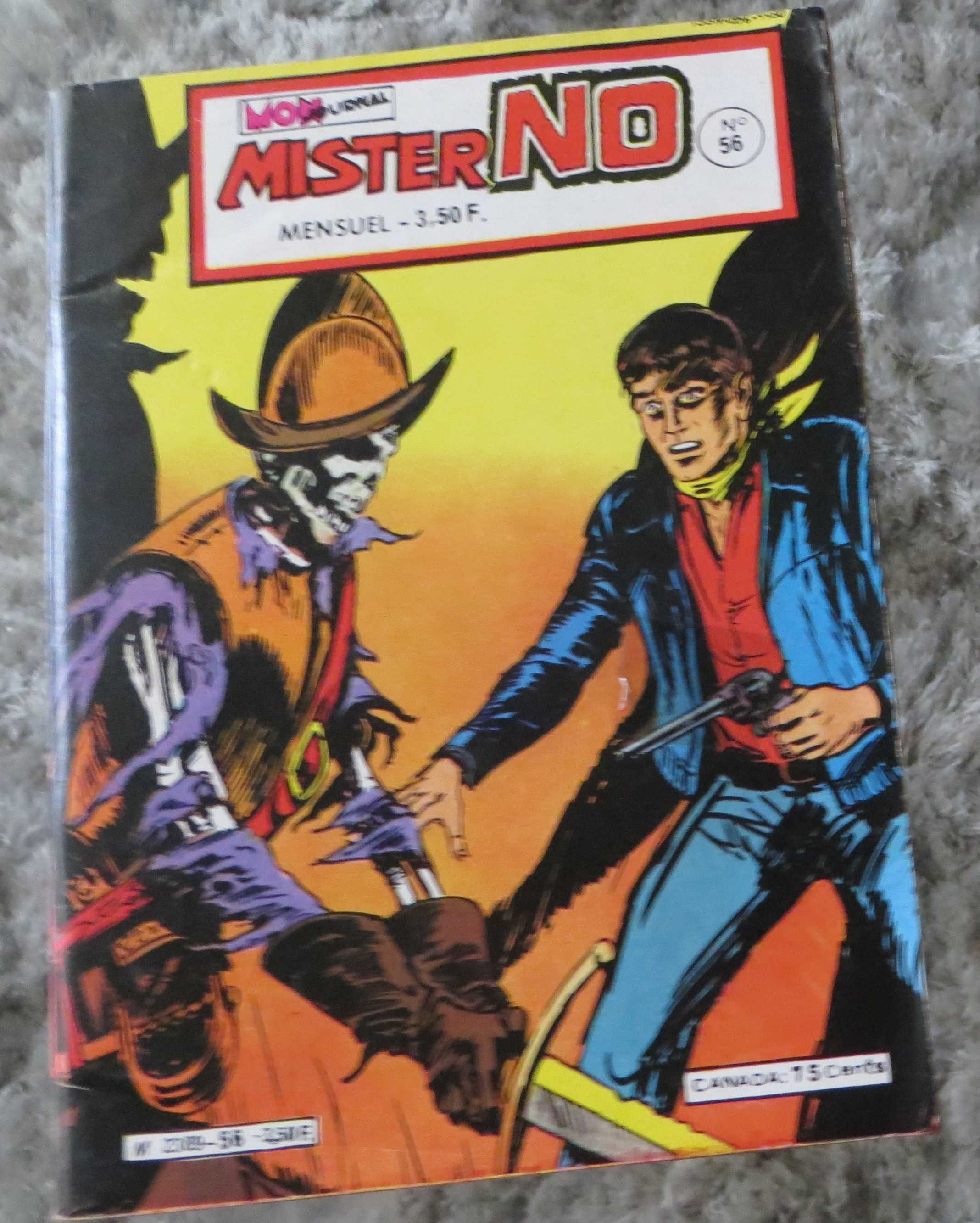 BD Mister NO 2 livros Nºs 56 e 57 "Pistes  Les Devoieurs Cadavres 1980