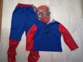Przebranie kostium strój Spiderman 3-4 latek+ nowa maska