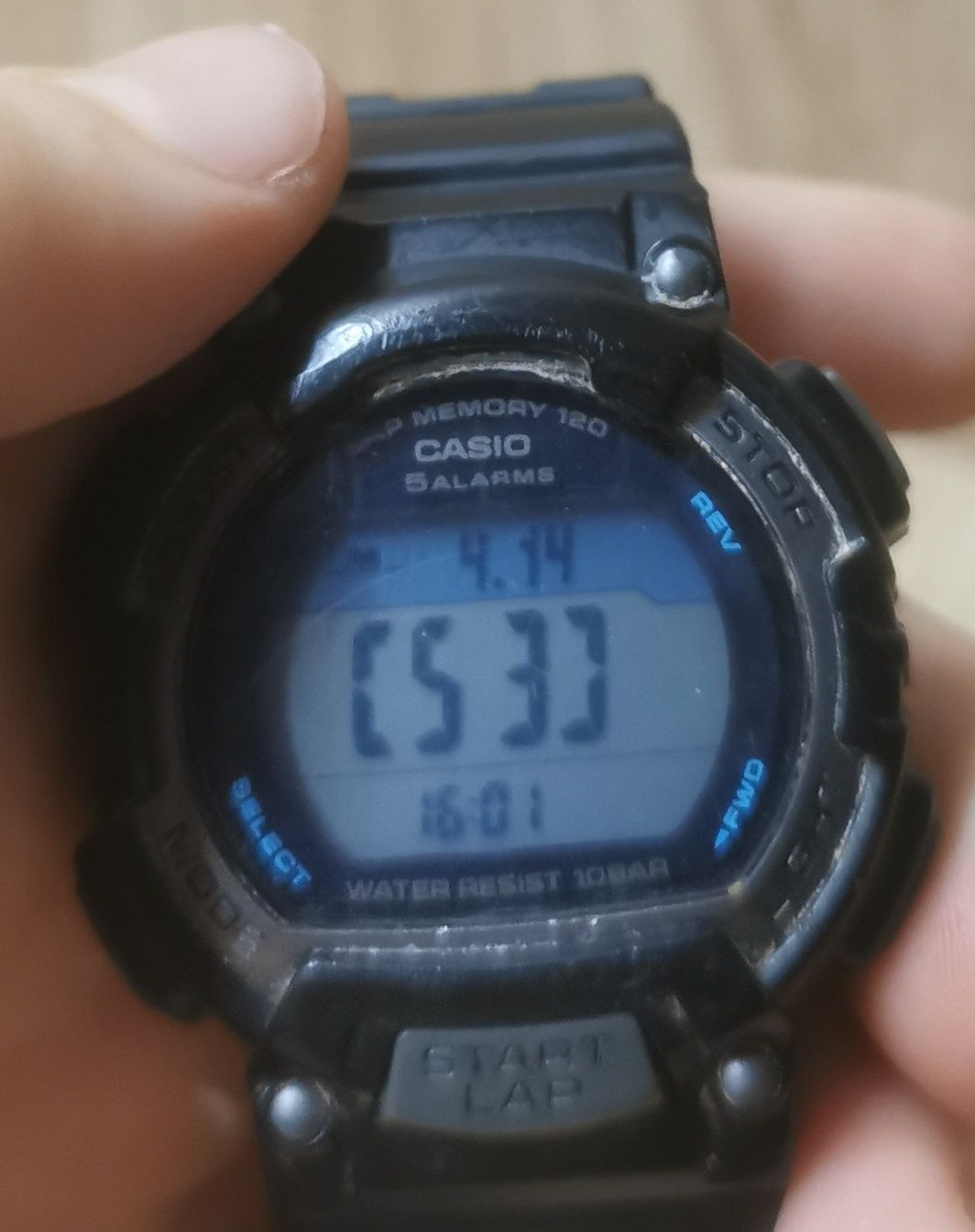 Męski Zegarek casio 5 alarms