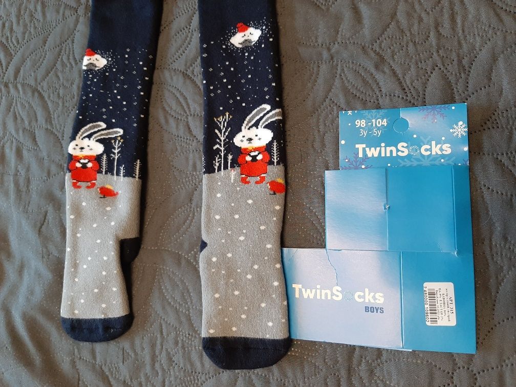 Колготки дитячі махрові Twin Socks р.98-104