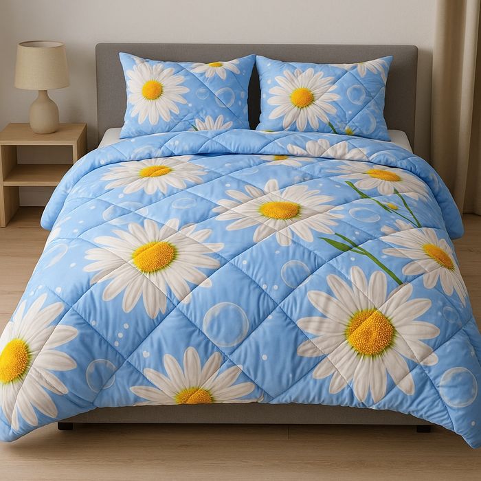 Тёплое одеяло из овечьей шерсти полуторное 150х215 ковдра зимова