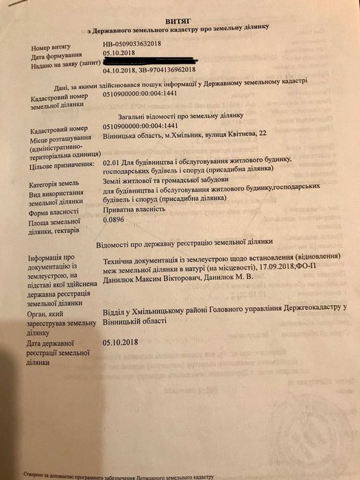 Земельні ділянки під забудову