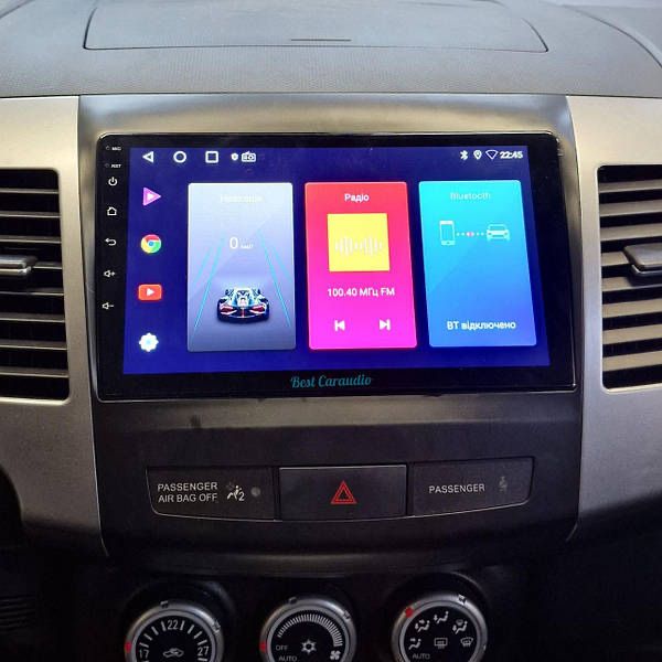 Магнітола 2/32 CarPlay швидкий процесор Mitsubishs Outlander 2005-2012