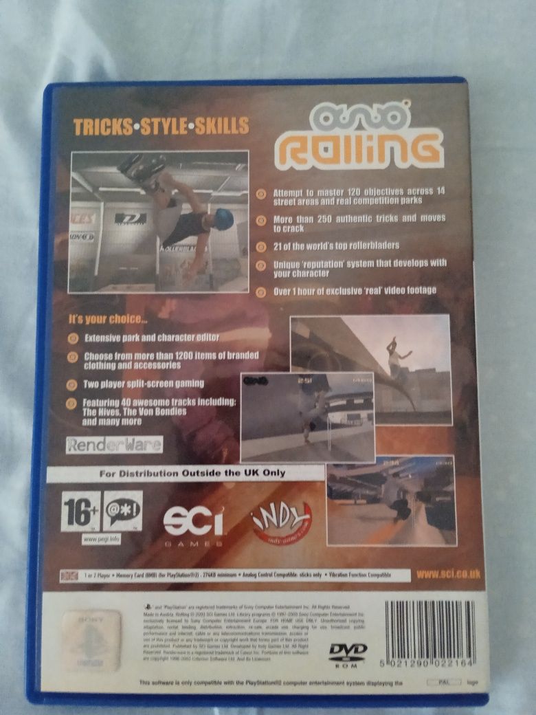 Rolling PlayStation 2