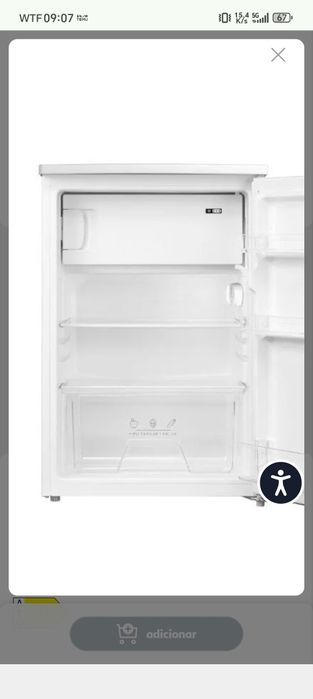 frigorífico de bancada qilive com congelador q.6646 d 113l