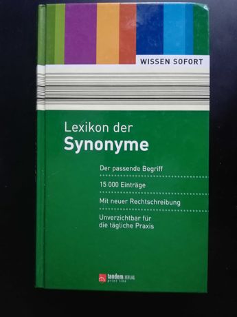 Lexikon der Synonyme Wissen Sofort Tandem Verlag - Deutsch - niemiecki