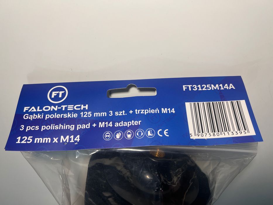 Zestaw gąbek padów poleskich do samochodu 3 szt