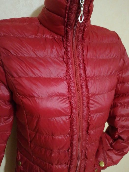 Куртка стьобана подовжена пальто плащик весна осінь