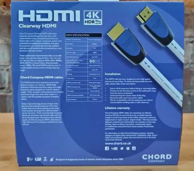 Chord Clearway Kabel HDMI 1.5m