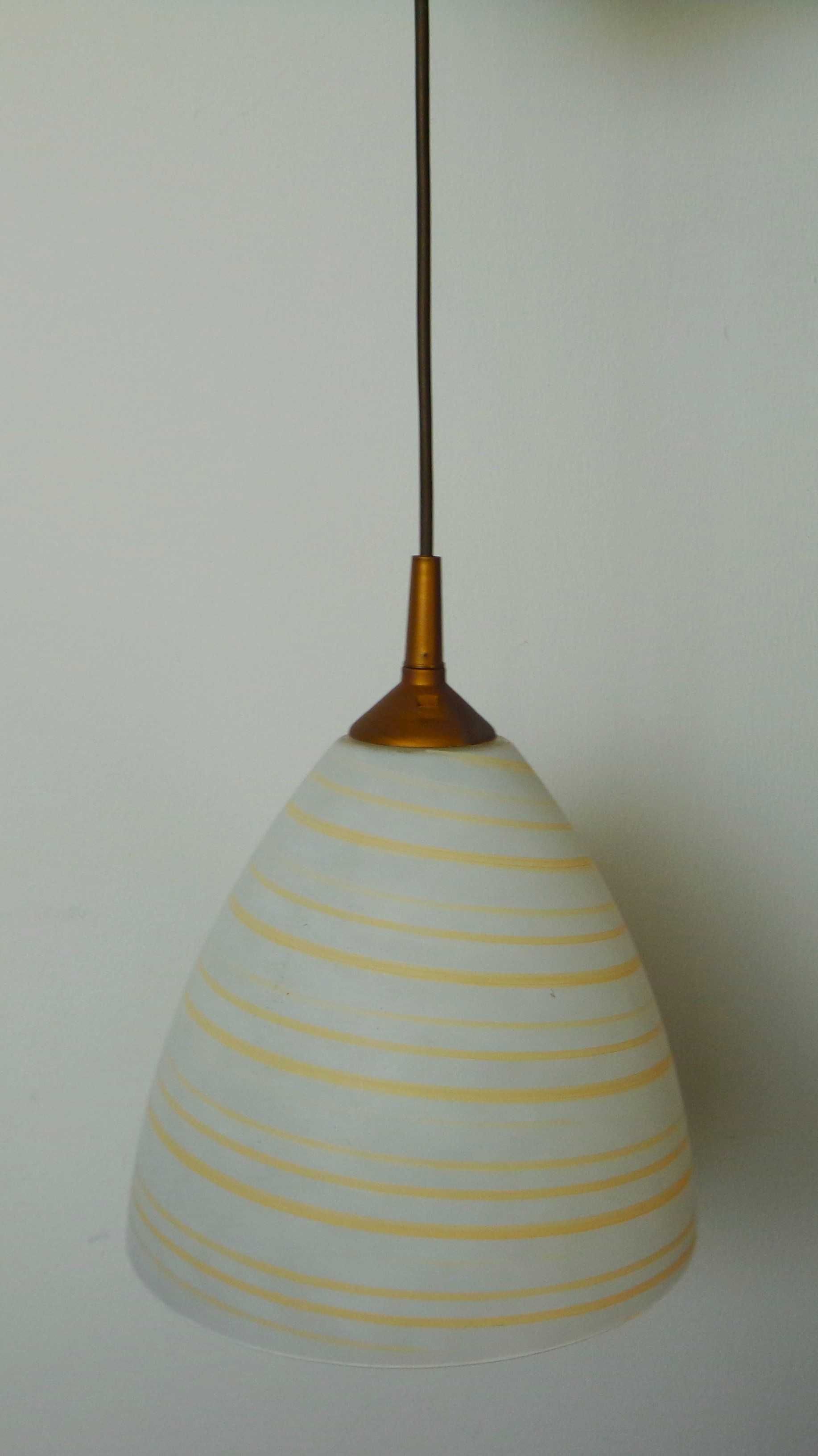 PPUH ALFA lampa wisząca ze szklanym porządnym kloszem