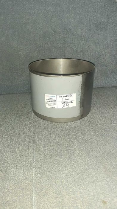 Okrągły rant do pieczenia i składania tortów 14cm (wys 10cm)