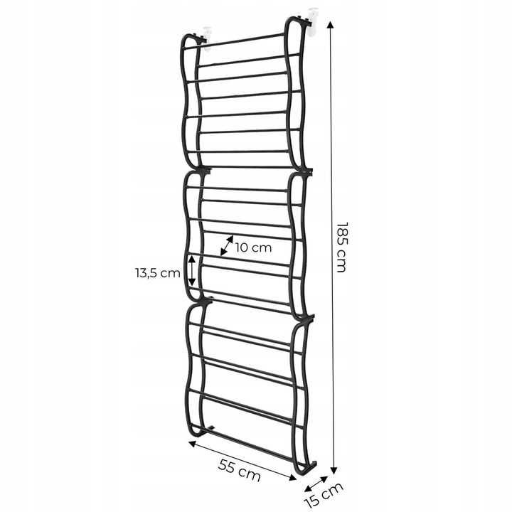 Organizer na buty zawieszany na drzwiach drabinka szafka