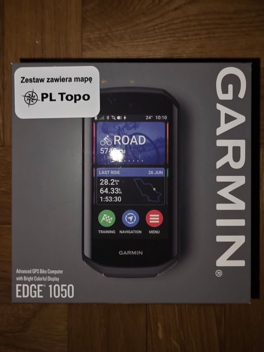 Garmin EDGE 1050 + mapy topo PL + pilot + etui