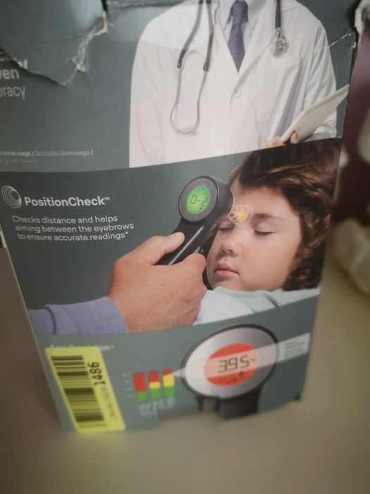 Termometr  bezdotykowy elektroniczny Braun Advanced Non Connect