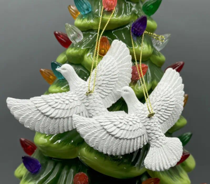 Sprzedam nowe ozdoby na choinkę dwie turkawki