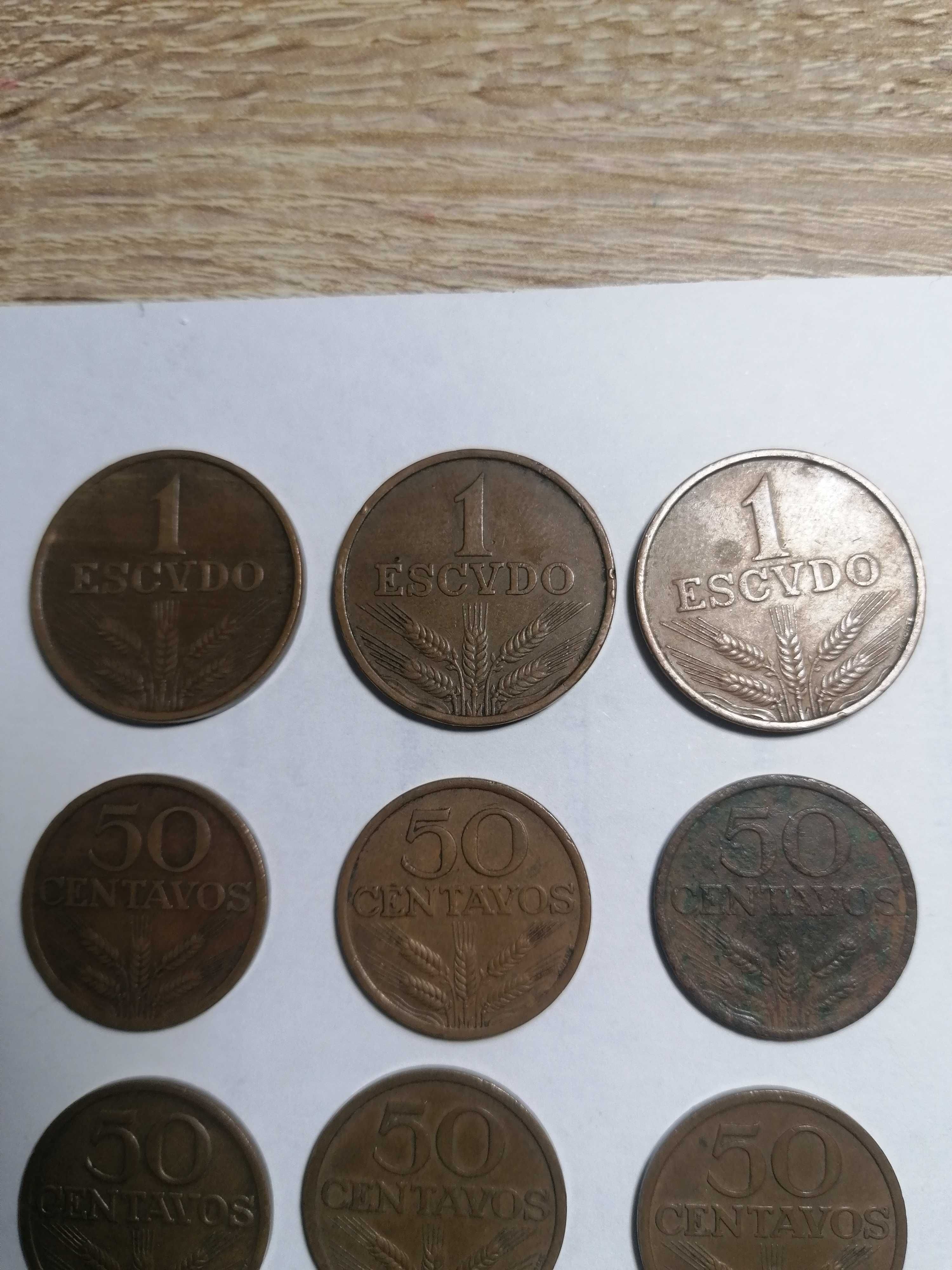 Conjunto de 32 moedas valor actual de 9,96