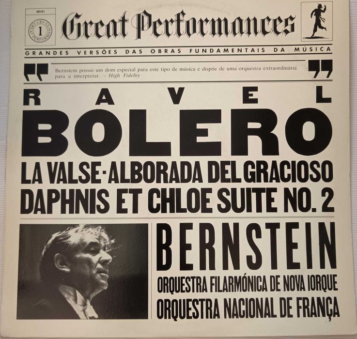 Ravel Bernstein La Valse-Alborada ano 1974 bom estado