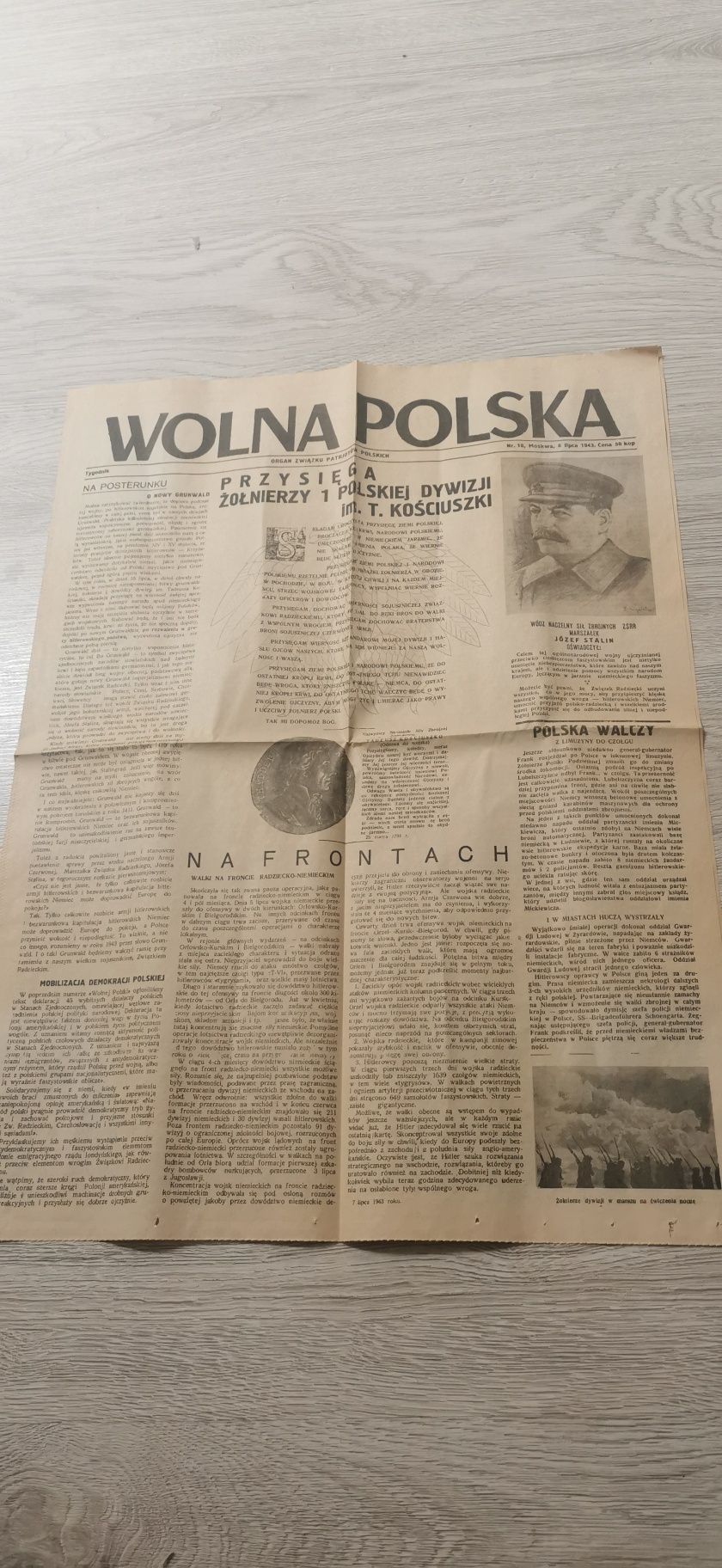Tygodnik Wolna Polska 1943 tygodnik
