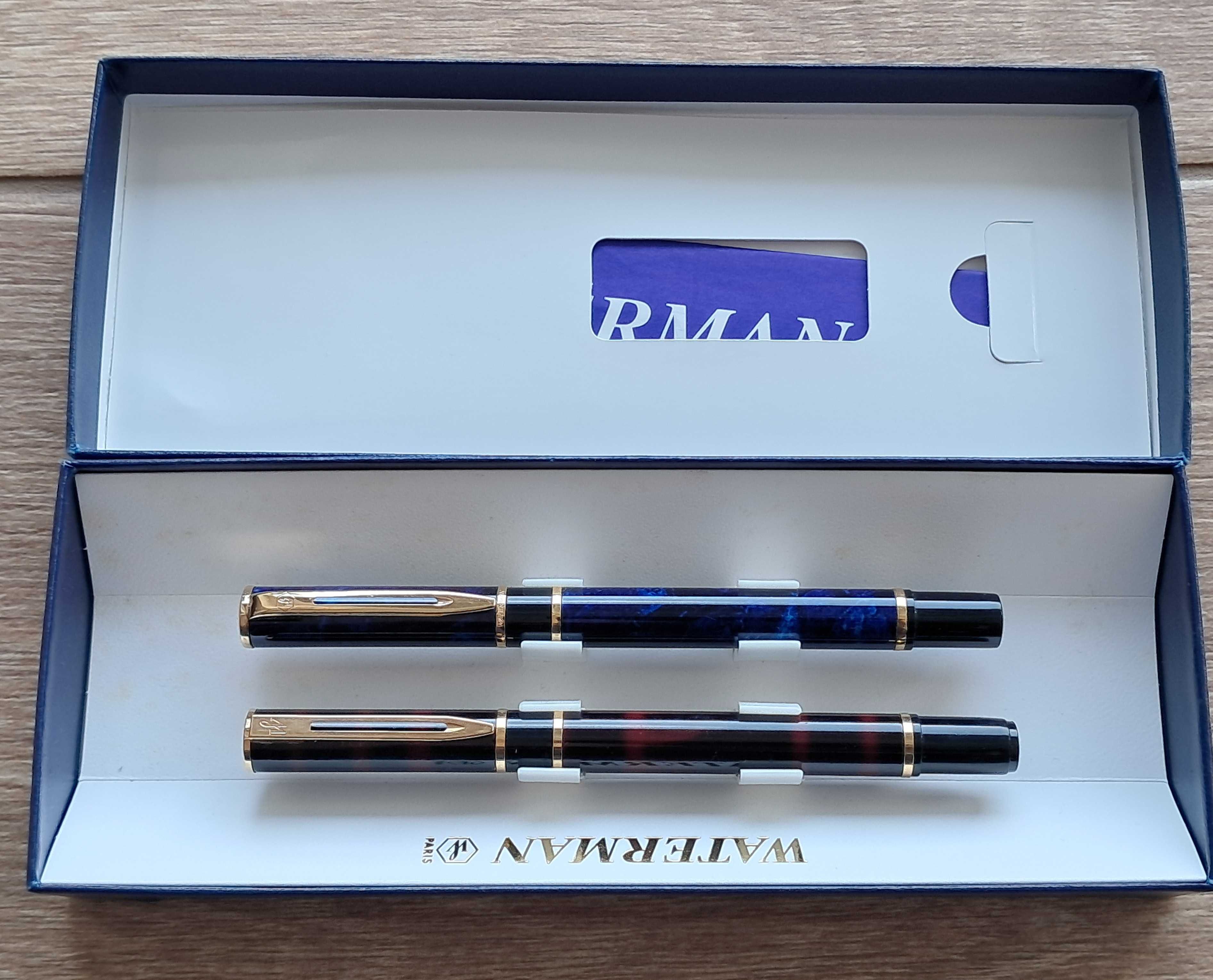 Zestaw 2 pior wiecznych Waterman Apostrophe ładne w pudełku