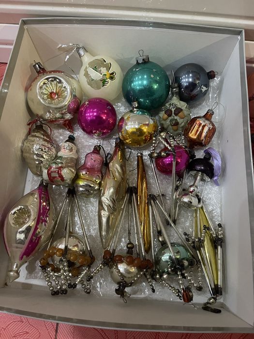 Новогодние елочные игрушки ссср