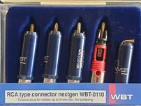 WBT 0110 Ag (srebro) Wtyki RCA, cinch