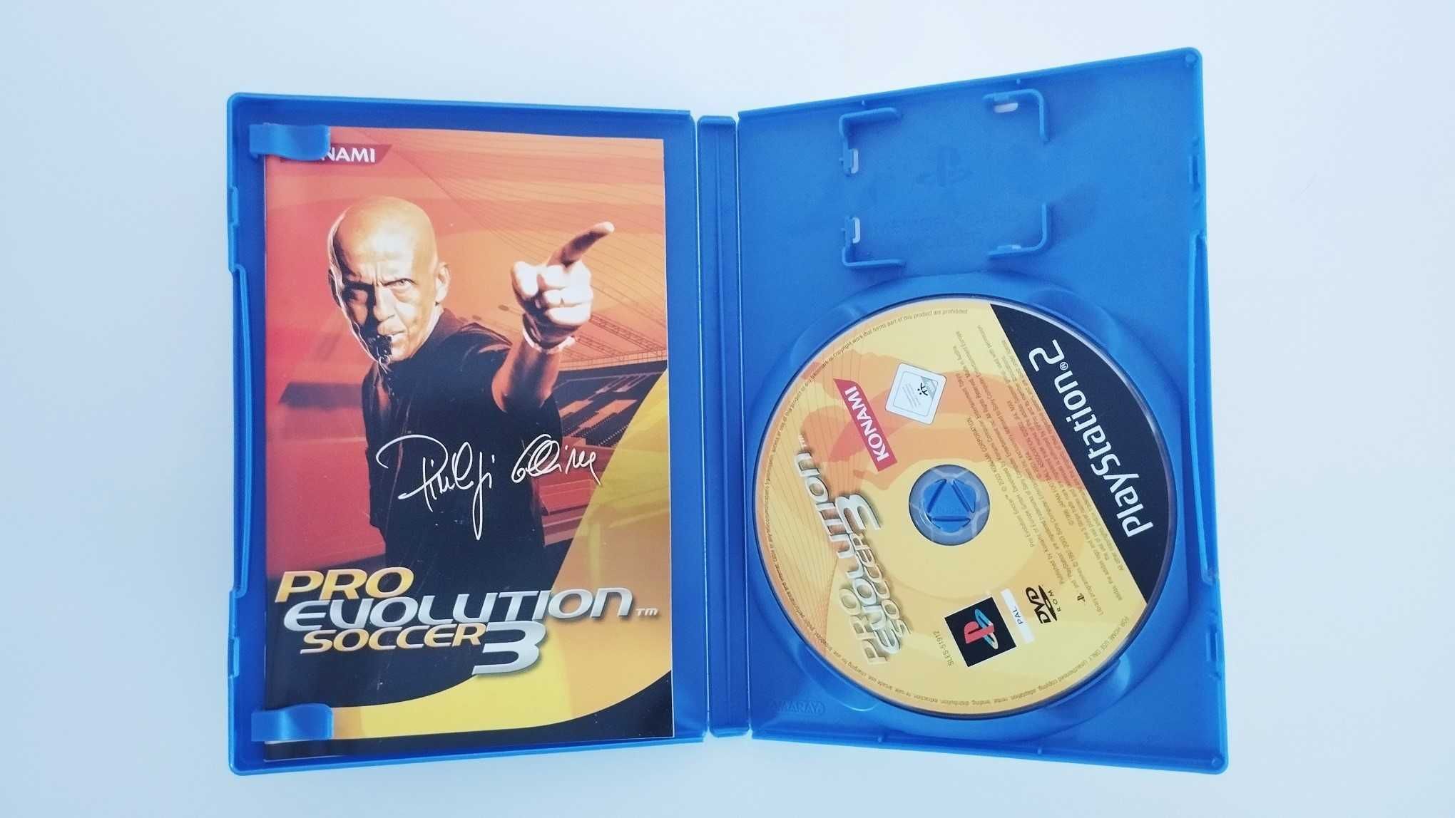 PS2 - Pro Evolution Soccer 3 - Completo com Manuais