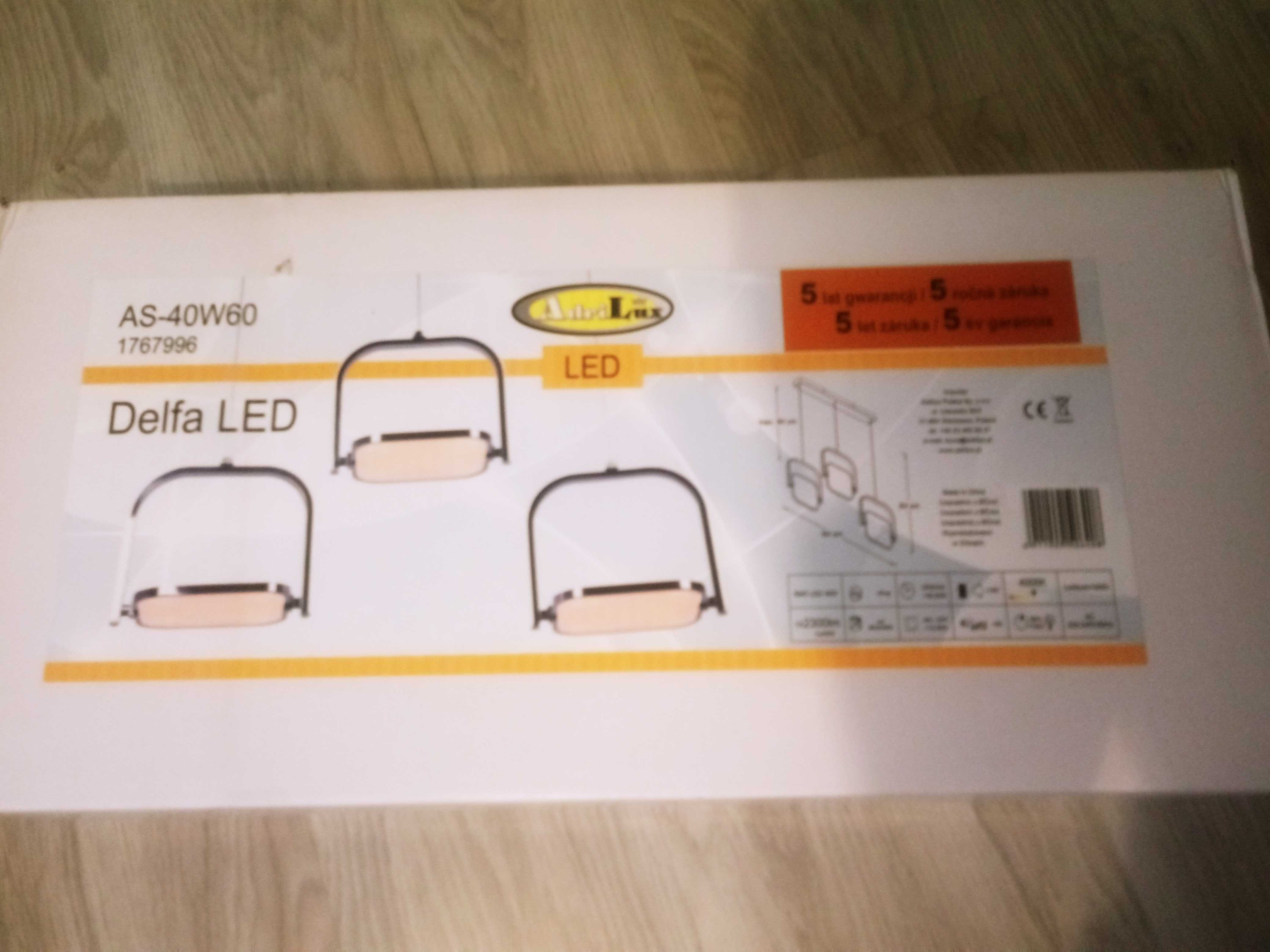 Lampa led nowoczesne oświetlenie