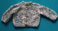 Sweterek niemowlęcy akrylowy, multikolor, nowy
