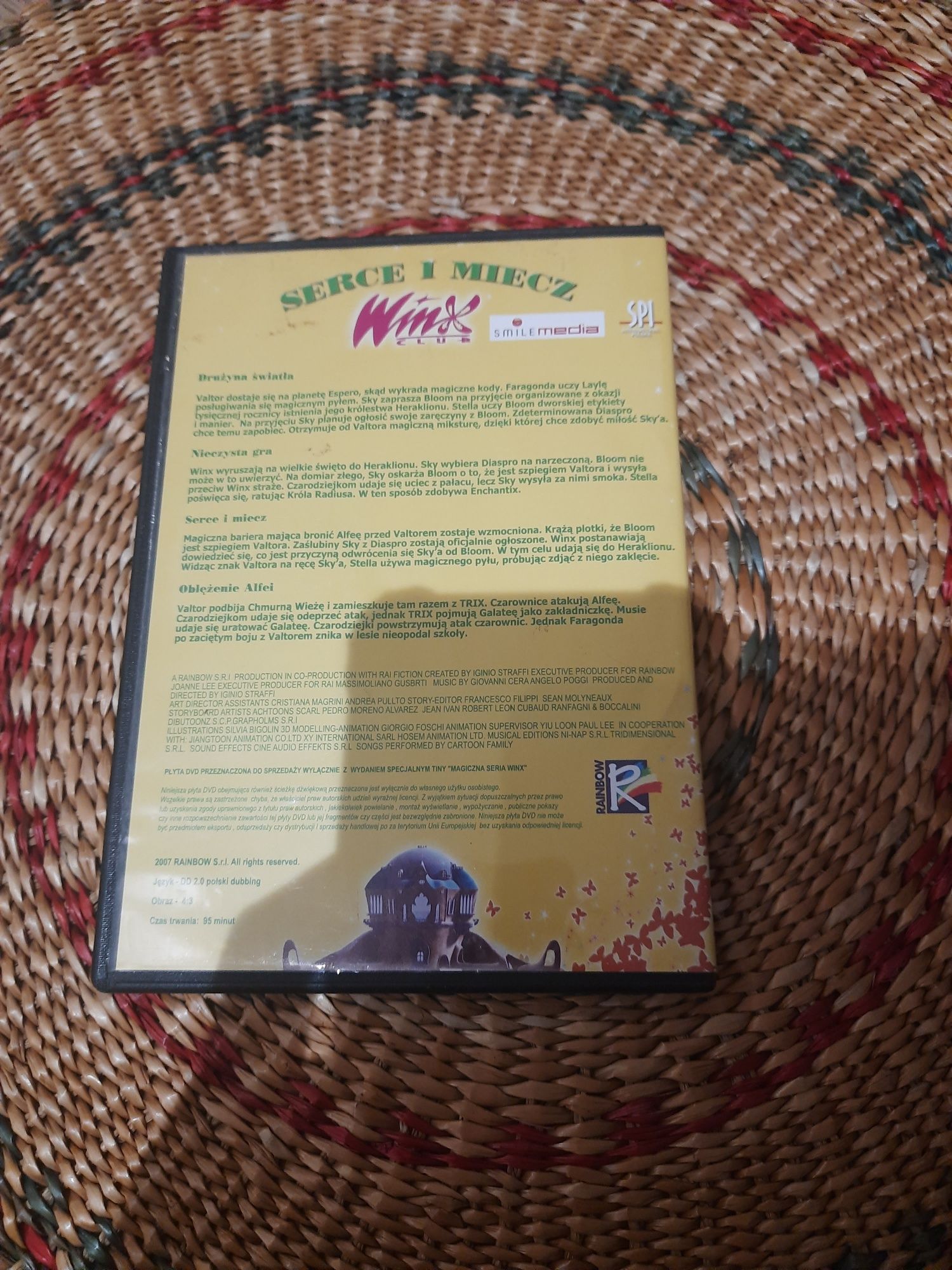 DVD z bajką Winx - Serce i miecz