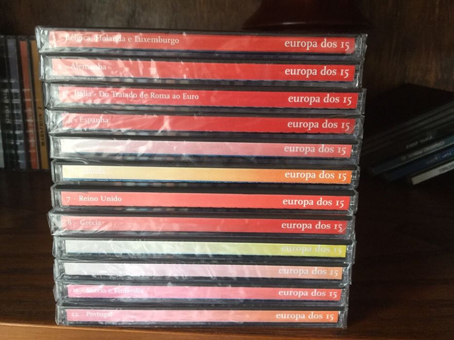 Coleção “Europa dos 15” em CD-ROM, selada.