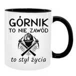 Kubek dla GÓRNIKA, Dzień Górnika, Barbórka, Prezent dla Górnika, 24h